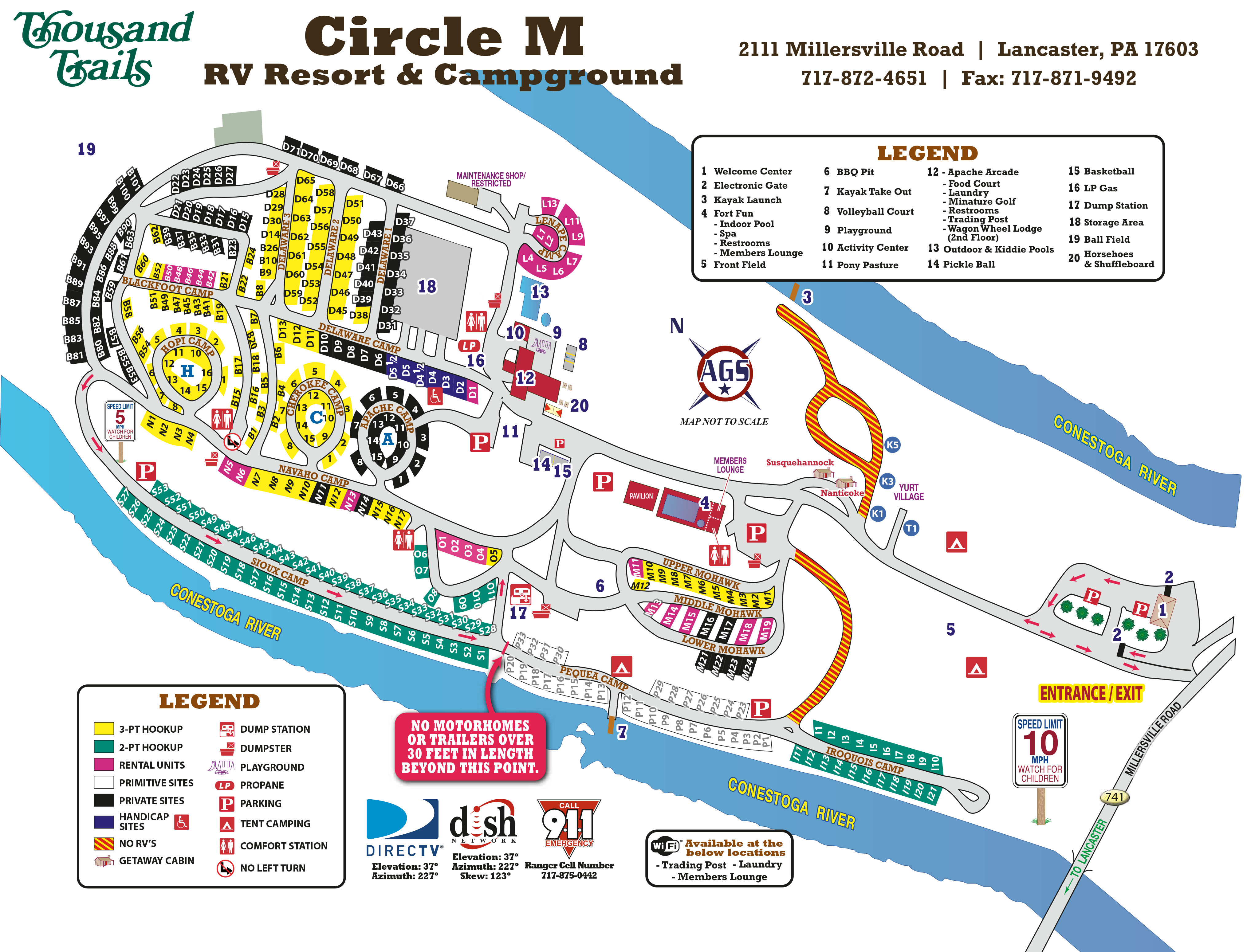 Circle M RV & Camping Resort Lancaster, PA Campground Reviews